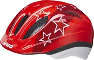 Kaski rowerowe - KED Meggy II Helmet Kids, red stars M | 52-58cm 2021 Kaski dla dzieci 13324093024 - miniaturka - grafika 1