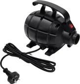 Pompki rowerowe - vidaXL Elektryczna pompka powietrza czarna 92725 - miniaturka - grafika 1