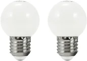 Żarówki LED - Polux Żarówka LED do girlandy ogrodowej 2 x G45 E27 - miniaturka - grafika 1