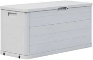 Skrzynie ogrodowe - vidaXL Skrzynia ogrodowa, 280 L, jasnoszara vidaXL - miniaturka - grafika 1