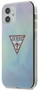 Guess GUHCP12SPCUMCGC02 iPhone 12 mini 5,4" niebieski/blue hardcase Tie & Die Collection - Etui i futerały do telefonów - miniaturka - grafika 3