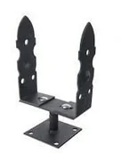 Inne mocowania - UNIMET PODSTAWA SŁUPA REGULOWANA 0-165MM NA KWADRAT RETRO LBS KW 160 R [7701919] - miniaturka - grafika 1