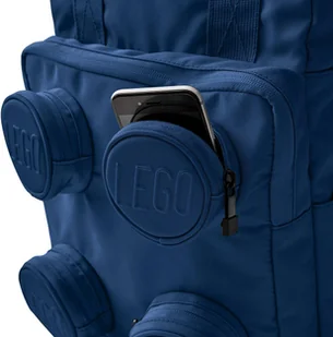 Lego Plecak szkolny 2x2 Brick 15L- Granatowy 20205-0140 - Plecaki szkolne i tornistry - miniaturka - grafika 6