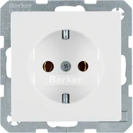Gniazdka elektryczne - Berker Q1/Q3/Q7 biały gniazdo SCHUKO B_47436089 - miniaturka - grafika 1