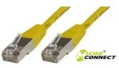 Kable miedziane - MicroConnect S/FTP CAT6 3 m Yellow LSZH PIMF (pairs w Metal Foil) 4 X 2 X AWG 28, CU SSTP603Y - miniaturka - grafika 1