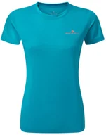Koszulki sportowe damskie - RONHILL RONHILL Koszulka biegowa damska TECH SS TEE niebieska - miniaturka - grafika 1
