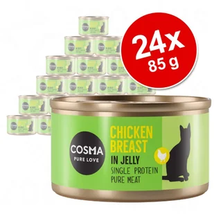 Cosma Megapakiet Original, 24 x 85 g - Tuńczyk bonito - Mokra karma dla kotów - miniaturka - grafika 3