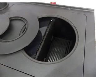 584 TOPSTOVE Kuchnia stalowo żeliwna z piekarnikiem 8kW bez płaszcza wodnego wylot spalin 120mm kolor brązowy) 58477290 - Kuchnie węglowe - miniaturka - grafika 7