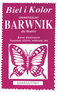 Bk Barwnik do tkanin uniwersalny Amarantowy - Środki do prania - miniaturka - grafika 2
