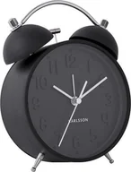 Zegary - Karlsson Budzik Iconic czarny KA5784BK - miniaturka - grafika 1