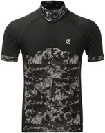 Koszulki rowerowe - Dare 2b StayTheCourse Koszulka rowerowa z zamkiem błyskawicznym Mężczyźni, black/black XL 2020 Koszulki z krótkim rękawem DMT511-82680 - miniaturka - grafika 1