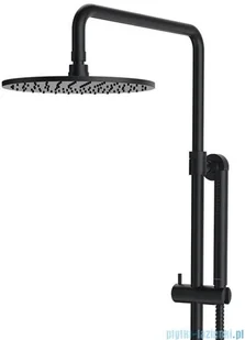 Omnires Contour system prysznicowy natynkowy termostatyczny antracyt CT8044AT | - Baterie wannowe i prysznicowe - miniaturka - grafika 3