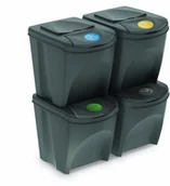 Kosze na śmieci - Prosperplast Zestaw koszy do segregacji SORTIBOX 4x25L IKWB25S4 - miniaturka - grafika 1