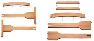 Drewniany stojak na gong (do średnicy 60 cm) - wersja wysoka 155 cm stojak60cm-wysoki - Wróżbiarstwo i radiestezja - miniaturka - grafika 3