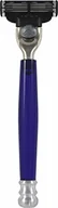 Maszynki do golenia i wkłady - Gillette Hans Baier Exclusive Hans Baier Exclusive golarka do golenia na mokro Mach3, uchwyt ciemnoniebieski 27732 - miniaturka - grafika 1