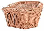 Koszyki rowerowe - e-wicker24 Koszyk na rower, kosz na jest koszyk na rower, retro rower stylu vintage, rower koszyk z wikliny do kierownicy o ochronę przed wiatrem 46 cm, wiklina Transporter na jeden rower, kosz na zakupy Nowy_6-46 - miniaturka - grafika 1