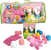 Klocki - Clementoni Księżniczki - Miękkie klocki Clemmy dla dziewczynki + torba 8005125172344 - miniaturka - grafika 1