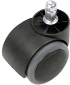 Fotele i krzesła biurowe - GlobalPlayers Kółka gumowe szare (5 szt.) KGSZ - miniaturka - grafika 1