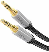 Kable - KabelDirekt - kabel Aux, kabel audio i jack 3,5 mm (niezniszczalna konstrukcja i odpowiedni do iPhone'ów, iPadów, smartfonów, odtwarzaczy MP3, tabletów, komputerów, samochodów i innych urządzeń stereo - miniaturka - grafika 1