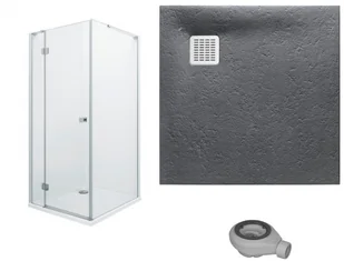 Roca Metropolis 90x90 AMP3409012M+AMP3509012M+AP033843 - Kabiny prysznicowe - miniaturka - grafika 3