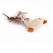 Zabawki dla kotów - Dingo Skowronek Z Piórkami Dla Kota - miniaturka - grafika 1