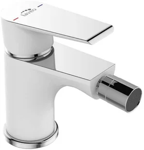 Laveo Largo bateria bidetowa stojąca z korkiem BAH 632D chrom/biały produkcji BAH 632D - Baterie bidetowe - miniaturka - grafika 2