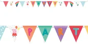 Urodziny dziecka - AMSCAN Baner flagi Świnka Peppa - 330 cm - 1 szt. - miniaturka - grafika 1