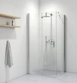 Kabiny prysznicowe - Oltens Trana kabina prysznicowa 100x80 prostokątna drzwi ze ścianką 20200100 5903003005469 - miniaturka - grafika 1