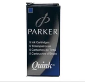 Naboje i atramenty - Parker NABOJE STD NIEBIESKI ZMYW. 5szt S0116210 - miniaturka - grafika 1
