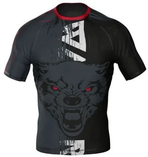 DBX Bushido Koszulka kompresyjna "Wolf" typu Rashguard powstała z materiału DBX MORE DRY  M 1142347122 - Kimona, stroje i obuwie - miniaturka - grafika 2