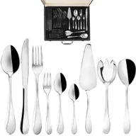 Zestawy sztućców - Orion Zestaw komplet sztućców PROFISIMO 39 el. łyżka widelec nóż sztućce do sałatek ciasta 143692 - miniaturka - grafika 1