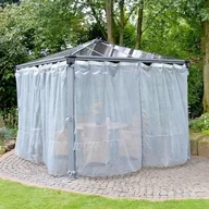Pawilony ogrodowe - Palram palram Palermo akcesoria do 3000, 3600 Mosquito Net pawilon ogrodowy, szary, 1 x 360 x 217 cm - miniaturka - grafika 1