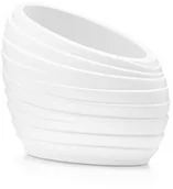 Kubki na szczoteczki do zębów - Zeller kubek do mycia zębów, biały, 12,3 x 6,7 x 8,7 cm - miniaturka - grafika 1