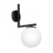 Lampy ścienne - Luminex Daga 3147 kinkiet lampa ścienna 1x60W E27 czarny/biały - miniaturka - grafika 1