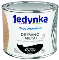 Farby zewnętrzne - Jedynka D&p- farba, satynowa, czarna, 0.2 - miniaturka - grafika 1