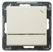 Wyłączniki światła i elektryczne - Ospel Sonata ecru łącznik schodowy ŁP-3RS/m/27 ŁP-3RS/m/27 - miniaturka - grafika 1