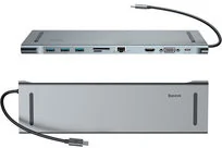 Baseus Baseus adapter USB-C HUB Enjoyment 10w1 CATSX-F0G baseus_20190919113856 - Switche - miniaturka - grafika 4