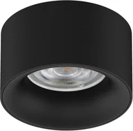Oprawy, klosze i abażury - Maclean Oprawa podtynkowa tuba punktowa okrągła aluminiowa GU5.3 70x40mm kolor czarny MCE457 B/B - miniaturka - grafika 1