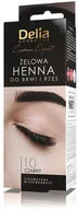 Akcesoria i kosmetyki do stylizacji brwi - Delia Eyebrow Expert żelowa henna do brwi i rzęs 1.0 Czerń 15ml 98738-uniw - miniaturka - grafika 1
