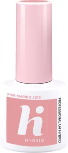 Hi Hybrid Lakier hybrydowy 5ml 218 Pink Marble Hi Hybrid - Lakiery hybrydowe - miniaturka - grafika 2