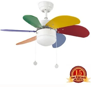 FARO Barcelona 33179 - Wentylator sufitowy PALAO 1xE14/40W/230V - Wentylatory sufitowe - miniaturka - grafika 2