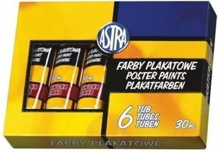 Astra Farby plakatowe w tubie ASTRA 30ml - czerwona ciemna FA91AST - Farby i media malarskie - miniaturka - grafika 2