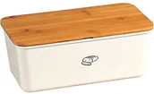 Chlebaki - Kesper 58090 pojemnik na chleb z pokrywa wykonana z bambusa w kolorze z bambusa, biały/brązowy, 34 x 14 x 18 cm 58090 - miniaturka - grafika 1