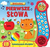 Książki edukacyjne - Olesiejuk Sp. z o.o. Posłuchaj. Pierwsze słowa praca zbiorowa - miniaturka - grafika 1