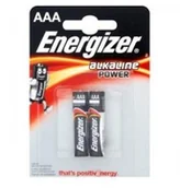 Baterie do zasilaczy awaryjnych UPS - Energizer Bateria Energizer Alkaline Power Alkaliczna AAA LR03 E91 2 szt. blister 7638900297317 - miniaturka - grafika 1