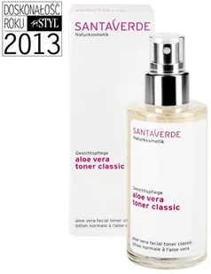 Santaverde Aloe Vera, klasyczny tonik łagodzący na bazie soku aloesowego, 100 ml - Toniki i hydrolaty do twarzy Santaverde Aloe Vera, klasyczny tonik łagodzący na bazie soku aloesowego, 100 ml - Toniki i hydrolaty do twarzy - miniaturka - grafika 1