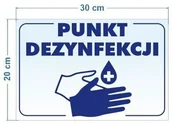 Systemy ekspozycyjne i znaki informacyjne - Punkt dezynfekcji - naklejka ED032 - miniaturka - grafika 1