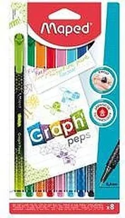 Maped Cienkopis Graph Peps Deco 8 kolorów - Cienkopisy - miniaturka - grafika 2