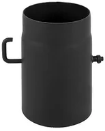 Kominy i akcesoria - Darco Szyber 130 mm czarny krótka rączka - miniaturka - grafika 1