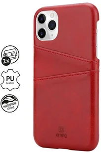 Crong Crong Neat Cover Etui iPhone 11 Pro z kieszeniami czerwony) 10_15182 - Etui i futerały do telefonów - miniaturka - grafika 3